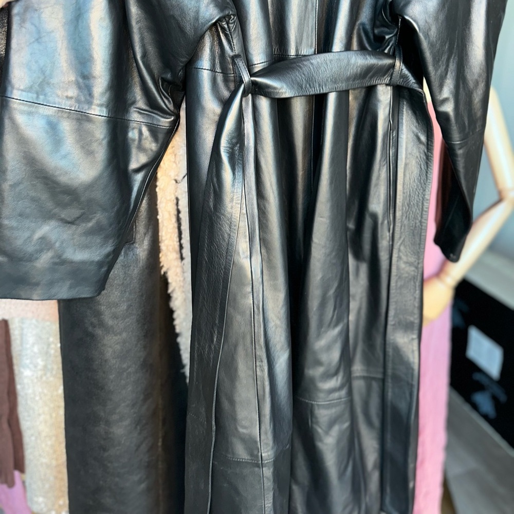 Lamarque Black Leather Jacket - Picture 8 of 16
